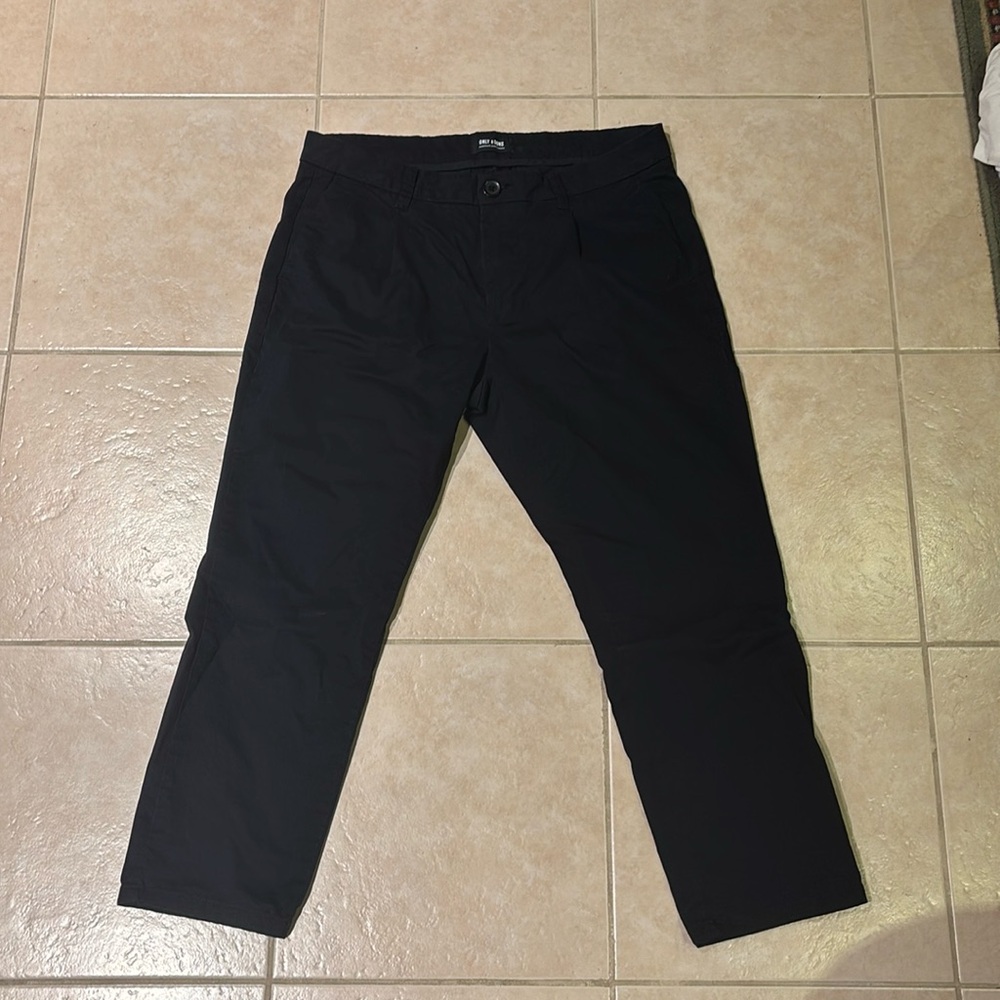 Ankle Cut off Only & Sons Black pants
